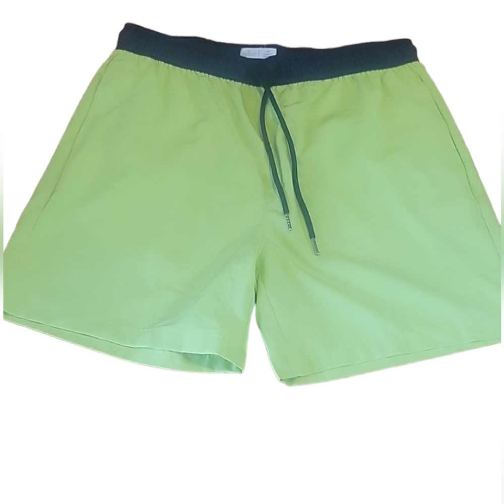 Public Record M Drawstring swim Shorts Standard fit lime green